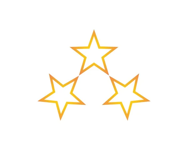 Wektor Szablonu Star Logo — Wektor stockowy