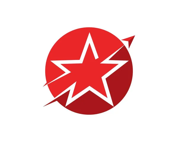 Wektor Szablonu Star Logo — Wektor stockowy