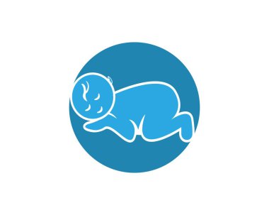 Çocukların logo vektör tasarım şablonu