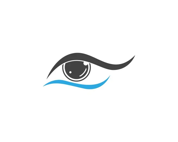 Vector Eye Care Logo Vector Template — Stock Vector