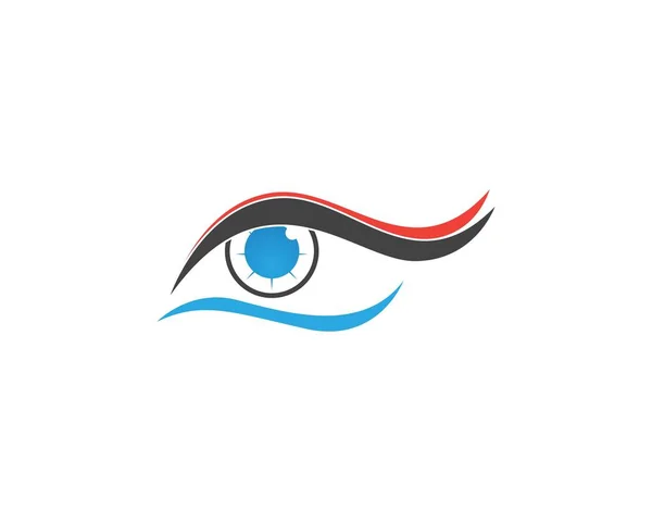 Διάνυσμα Πρότυπο Διάνυσμα Λογότυπου Φροντίδας Ματιών — Διανυσματικό Αρχείο