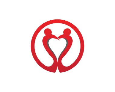 İnsanların logo tasarım şablonu