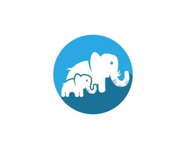 Fil logosu tasarım şablonu 