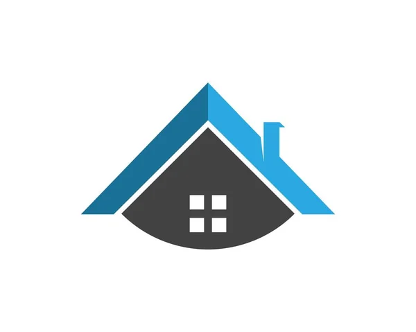 Makelaar Huis Gebouwen Logo Pictogrammen Sjabloon — Stockvector