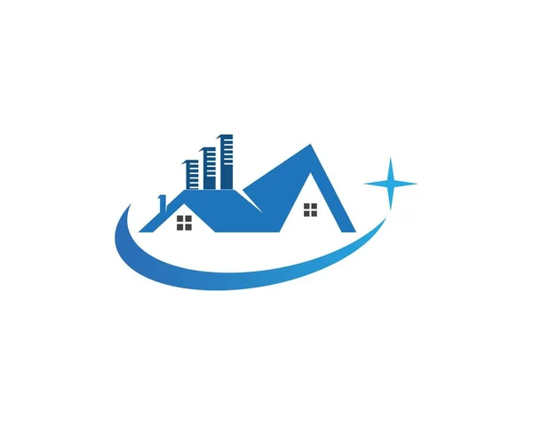 Vorlage Für Immobilien Und Wohngebäude Logo Symbole — Stockvektor