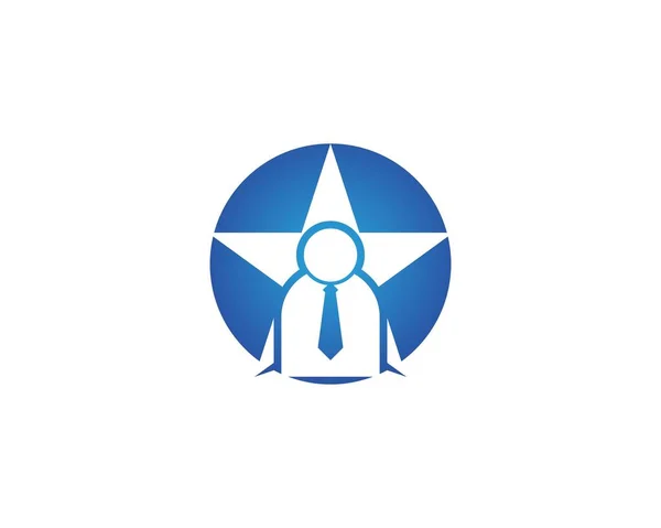 Star People Logo Design — Stockvektor