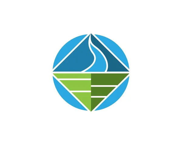 Дизайн Логотипа Горы — стоковый вектор