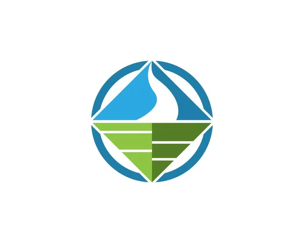 Дизайн Логотипа Горы — стоковый вектор
