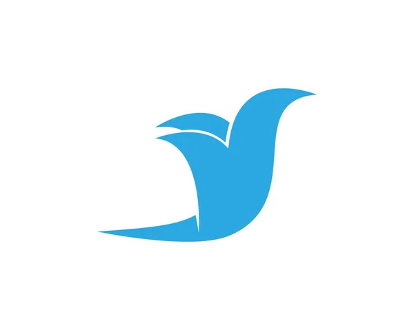 ベクトル ベクトル記号の抽象的な鳥 — ストックベクタ