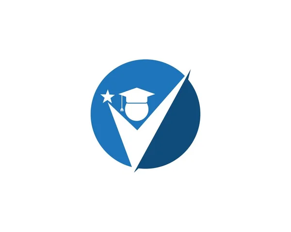 Educación Gente Logo Diseño Plantilla — Vector de stock