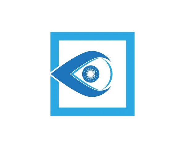 Vettore Vettore Logo Cura Degli Occhi — Vettoriale Stock