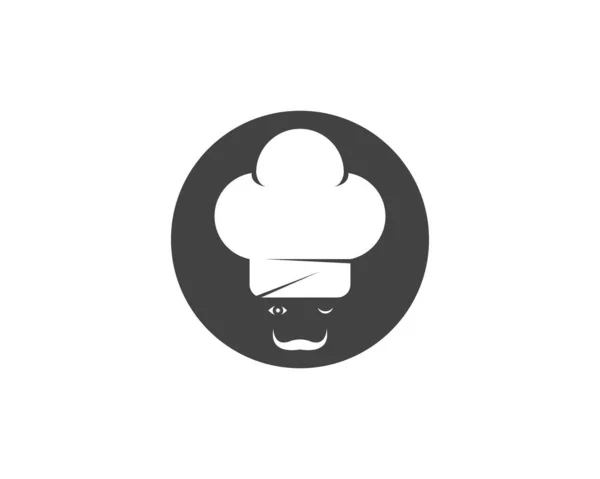 Chef Logo Ontwerp Sjabloon — Stockvector