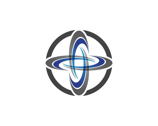 Kreis Geschäftskonzept Logo Design — Stockvektor