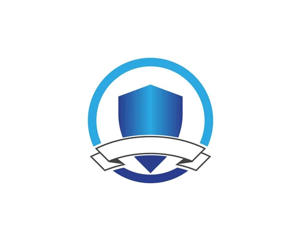 Icono Escudo Concepto Diseño Logotipo — Archivo Imágenes Vectoriales
