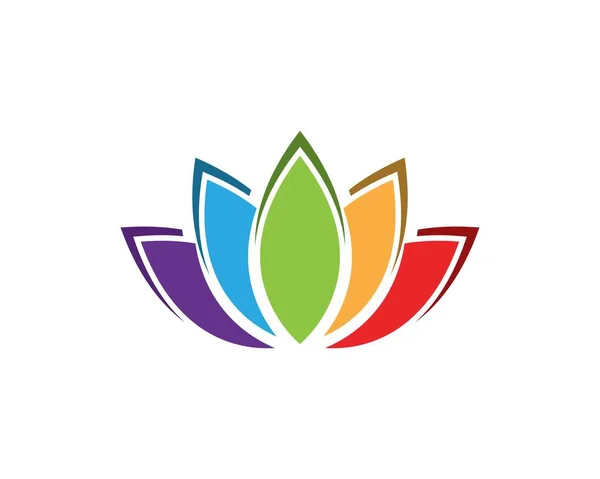 Çiçek güzelliği logo vektör şablonu