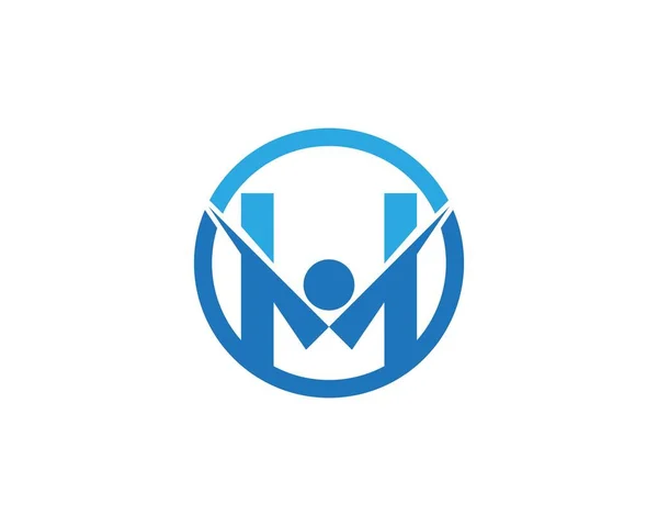 Modelo Logotipo Ícone Carta Comercial — Vetor de Stock