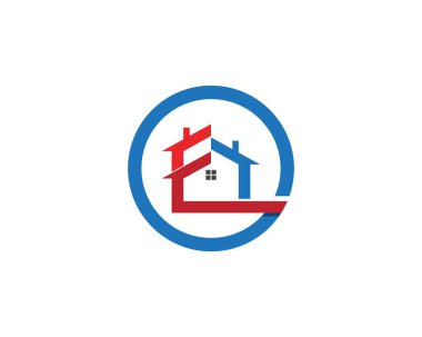 Real estate and building home logo vector template clipart