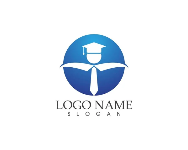 Eğitimcilerin Logo Vektör Şablonu — Stok Vektör
