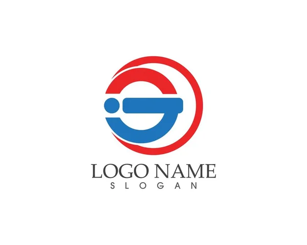 Geschäftsbrief Symbol Logo Vektorvorlage — Stockvektor