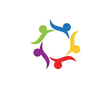 Sağlık görevlileri logo vektör illüstrasyonunu önemser