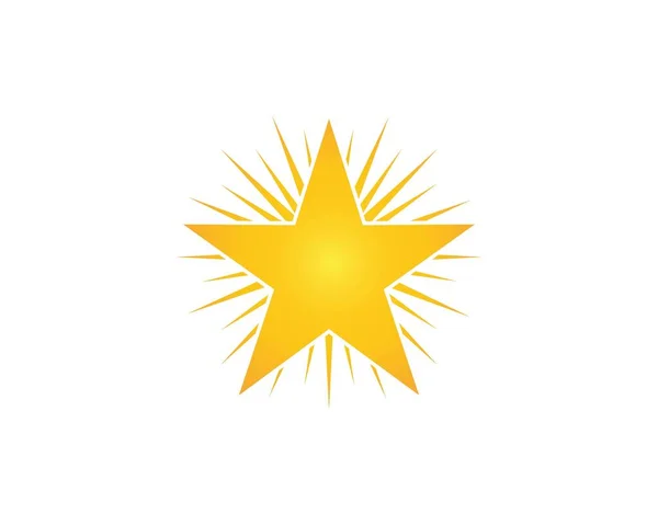 Шаблон Логотипа Звезды — стоковый вектор
