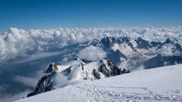 Úžasný výhled na Mont Blanc. — Stock fotografie