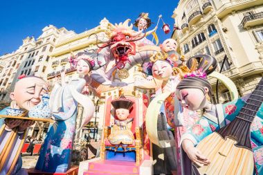 Fallas Valencia, İspanya