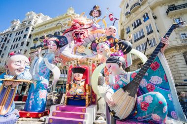 Fallas Valencia, İspanya