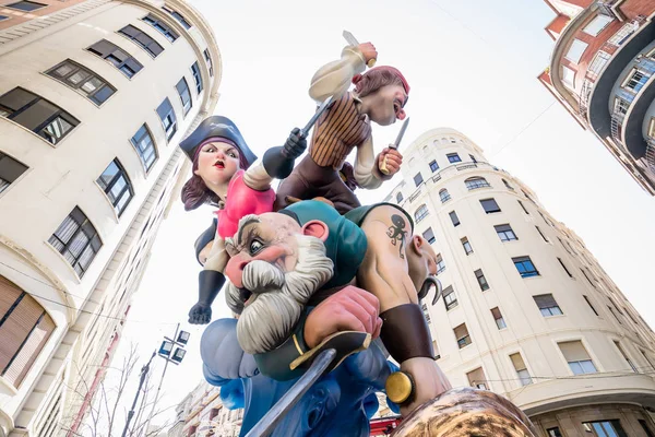 Fallas en Valence, Espagne — Photo