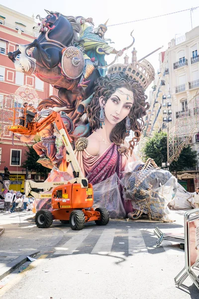 Fallas a Valencia, Spagna — Foto Stock