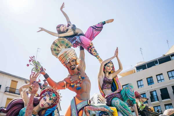 Fallas in  Valencia, Spain — Stock Photo, Image