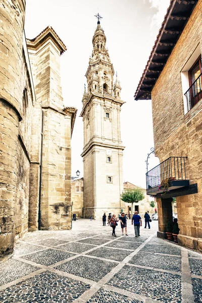 Náměstí v Santo Domingo de la Calzada, La Rioja — Stock fotografie