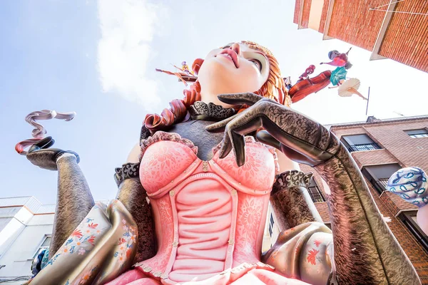 Fallas in Alzira, Valencia, Spanyolország — Stock Fotó