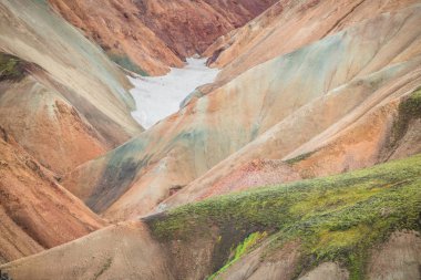 İzlanda'daki Milli Parkı Landmannalaugar