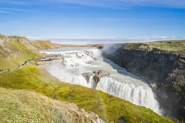 Gullfoss en Islandia, Círculo Dorado — Foto de Stock