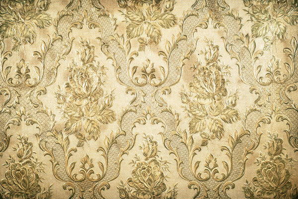 Vintage patterned fabric