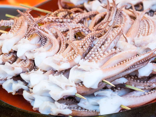 Traditional Japanese food in a market — Stock Photo, Image