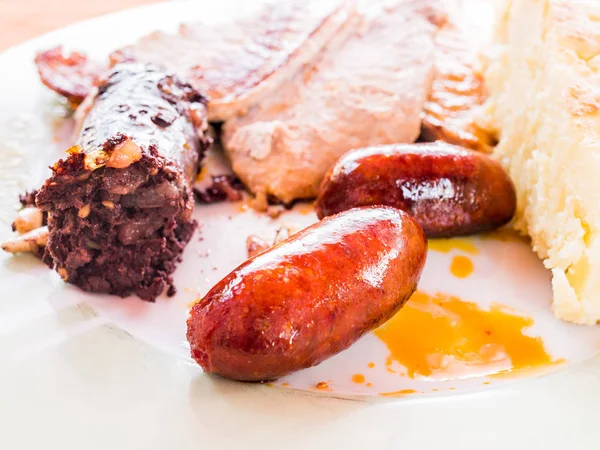 BBQ meal close up — Stock Photo, Image
