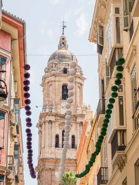 View of Malaga cathedral, Spain — Stock Photo, Image