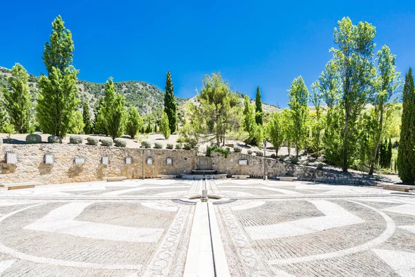 Alfacar Granada Spain August 2016 Close Ornamental Signboards Frame Stone — Stock Photo, Image