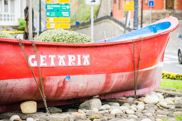 Getaria スペイン 2017年11月12日 ゲタリアの町 スペイン北部のバスク地方ギプスコア県に位置する海岸沿いの町です — ストック写真