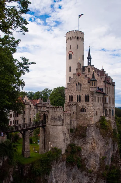 Castillo Lichtenstein, Alemania — Foto de Stock