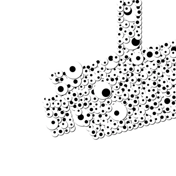 görünümlü gözünde yapılan güvenlik kamerası