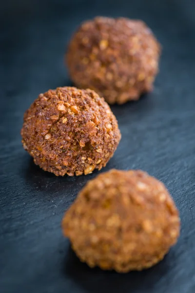 Portion of Falafels on table — Stock Photo, Image