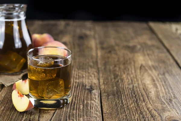 Peach ice tea — Stock Photo, Image