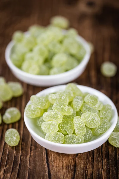 Gedeelte van gummy snoepjes — Stockfoto