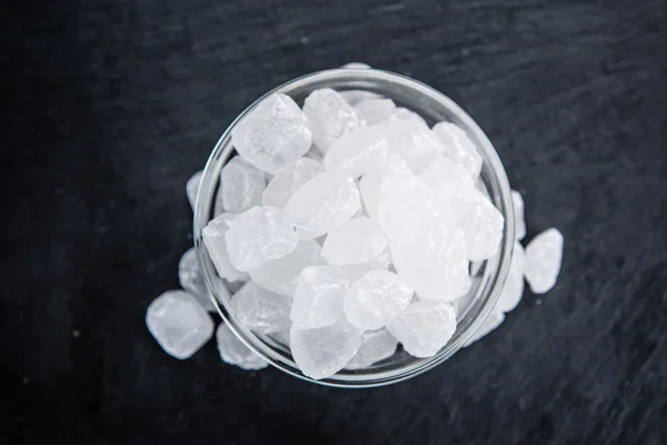 Portion of white Rock Candies — Stock Photo, Image