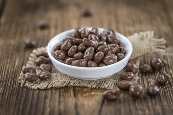 Tál csokoládé mazsola — Stock Fotó