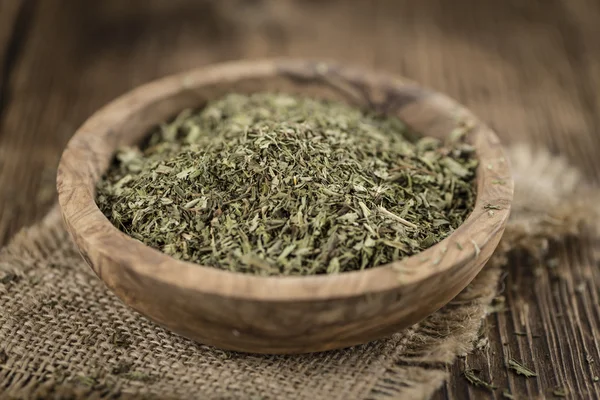 Dried Stevia leaves — Stock Photo, Image
