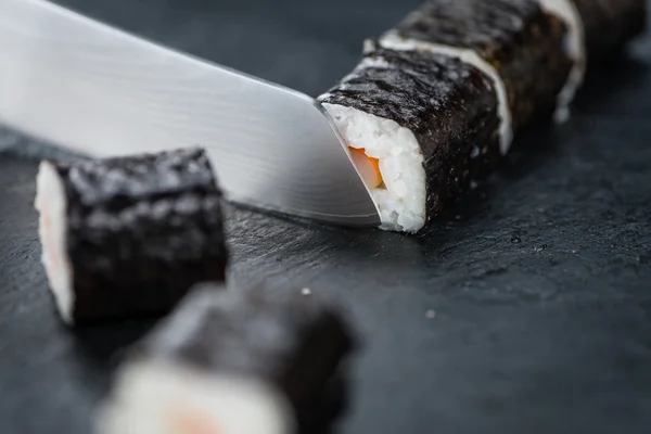 Några färska gjorde Sushi — Stockfoto